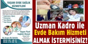 Uzman Kadro ile Evde Bakım Hizmetleri