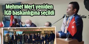 Mehmet Mert yeniden İGD başkanlığına seçildi