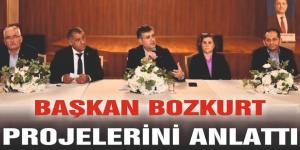 BAŞKAN BOZKURT PROJELERİNİ ANLATTI