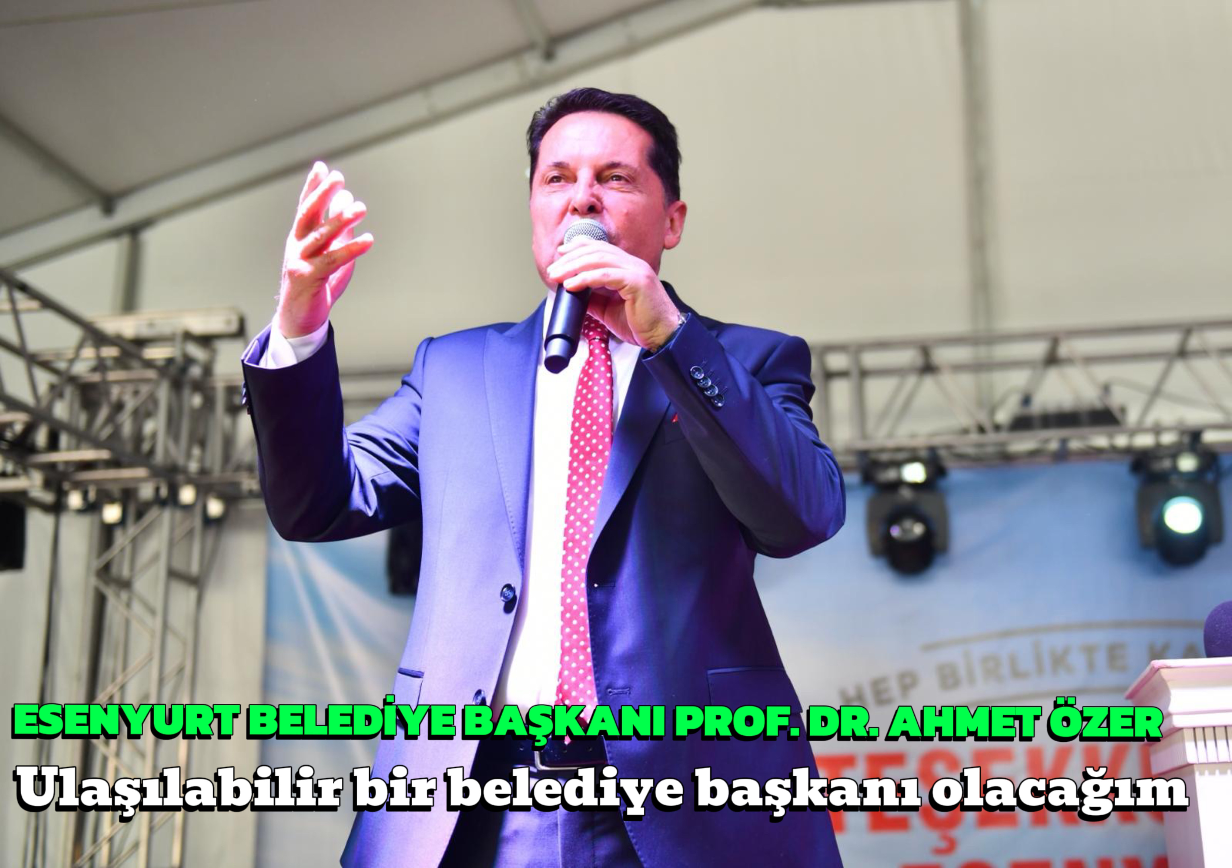 ESENYURT BELEDİYE BAŞKANI PROF. DR. AHMET ÖZER MAZBATASINI ALDI