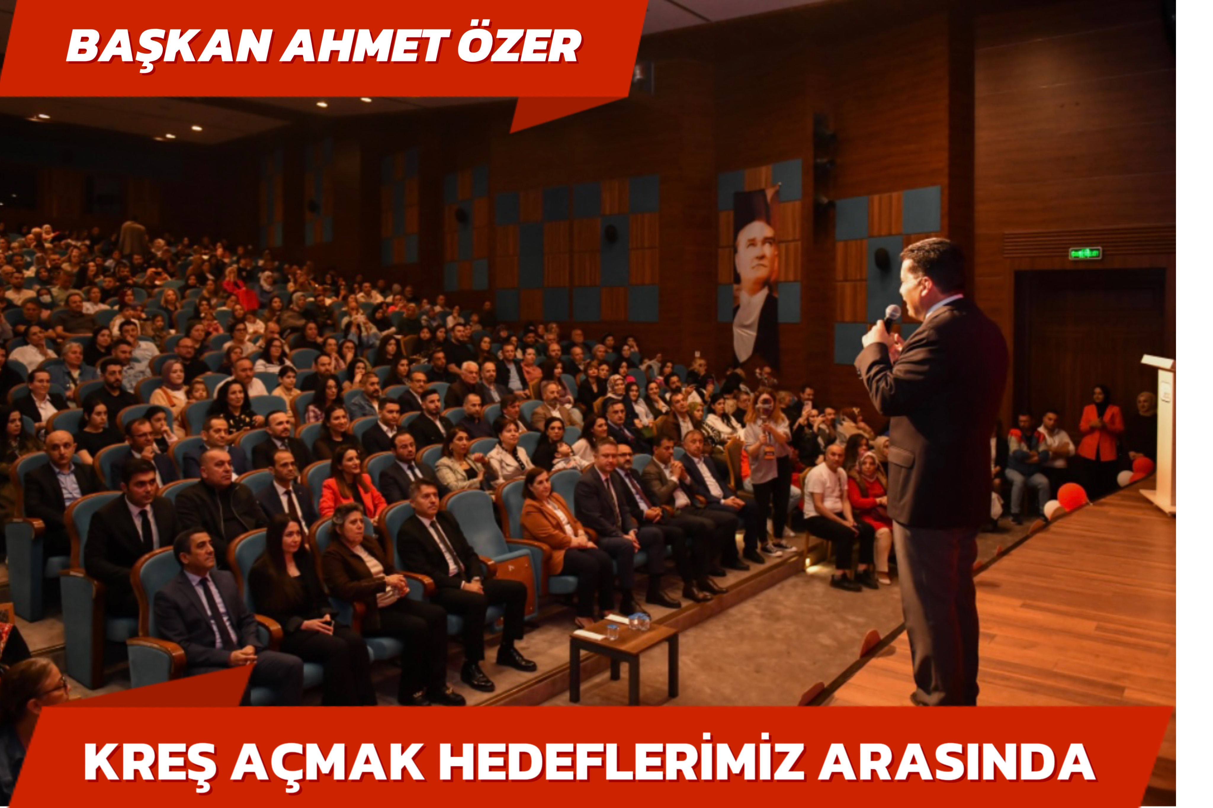 BAŞKAN ÖZER: KREŞ AÇMAK HEDEFLERİMİZ ARASINDA