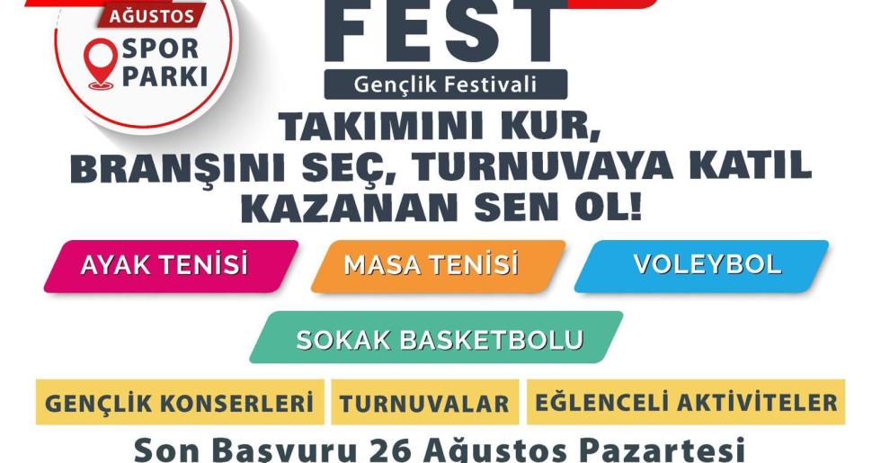 ESENYURT’TA GENÇLİK FESTİVALİ BAŞLIYOR