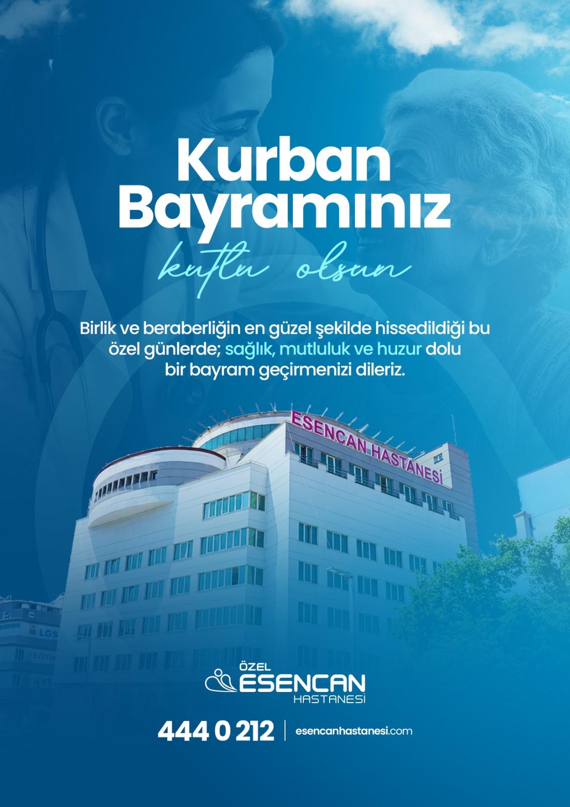 Özel Esencan Hastanesi Kurban Bayramı Kutlama İlanı