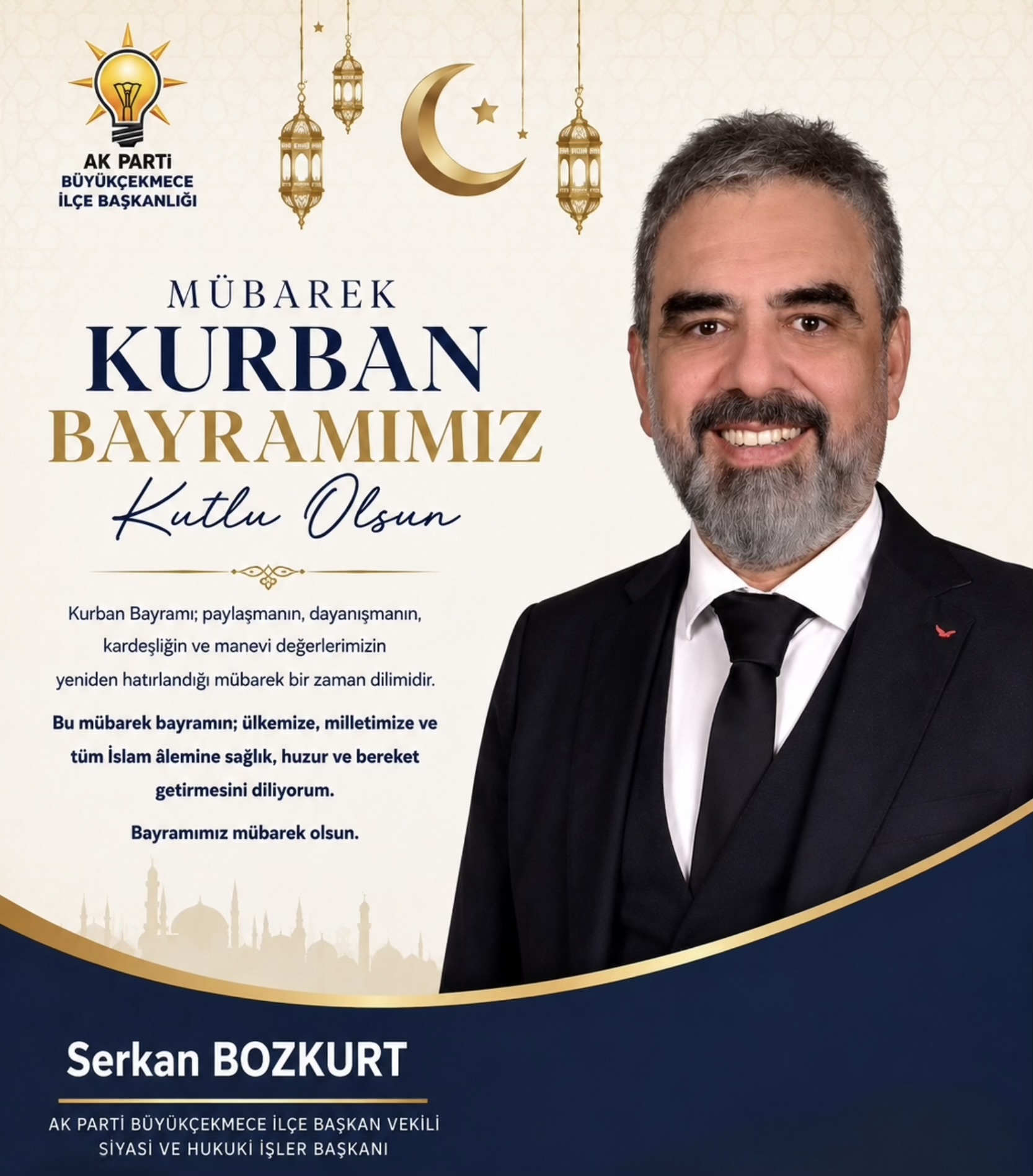 Serkan Bozkurt’tan Kurban Bayramı Mesajı