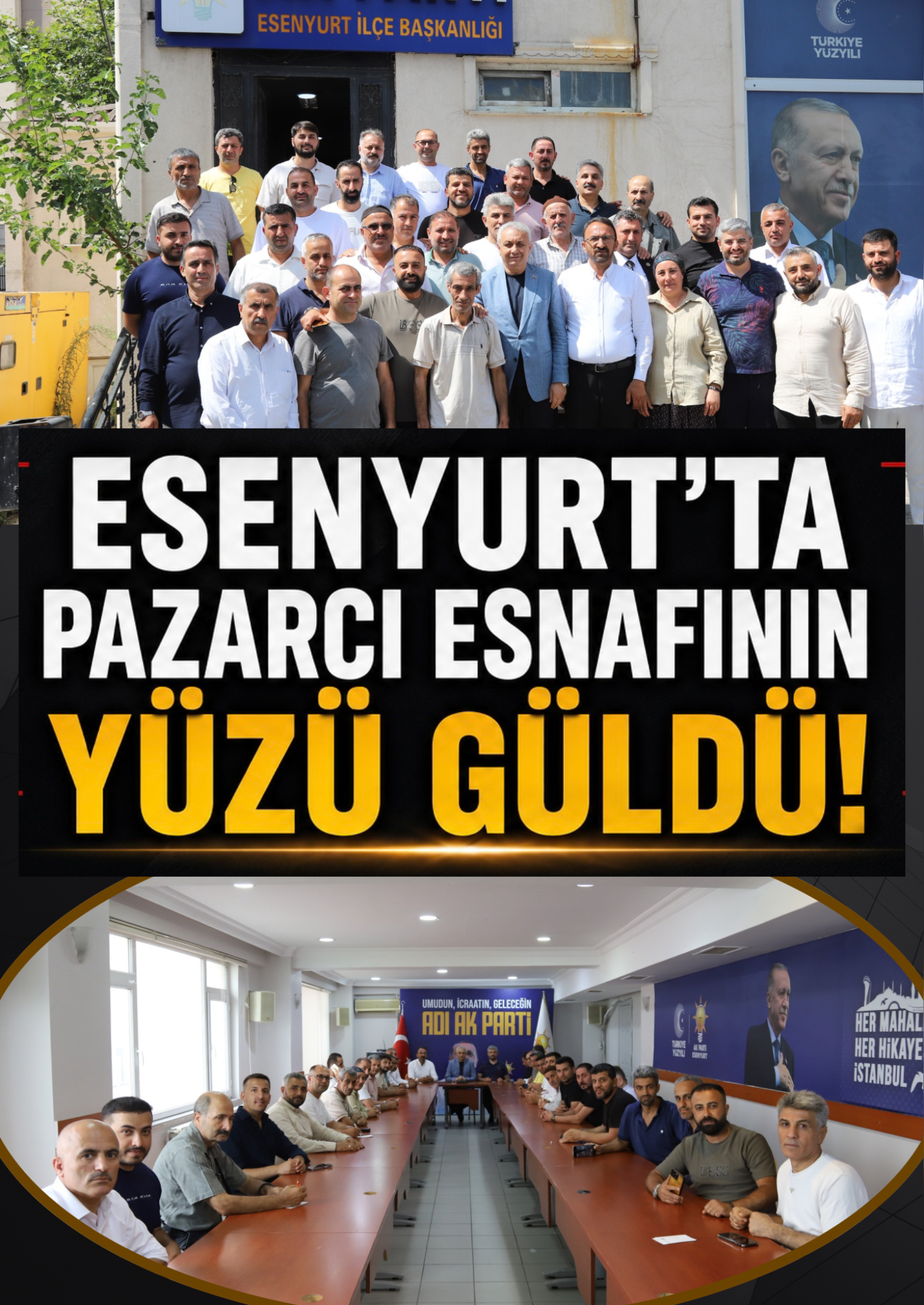 ESENYURT’TA PAZARCI ESNAFININ YÜZÜ GÜLDÜ
