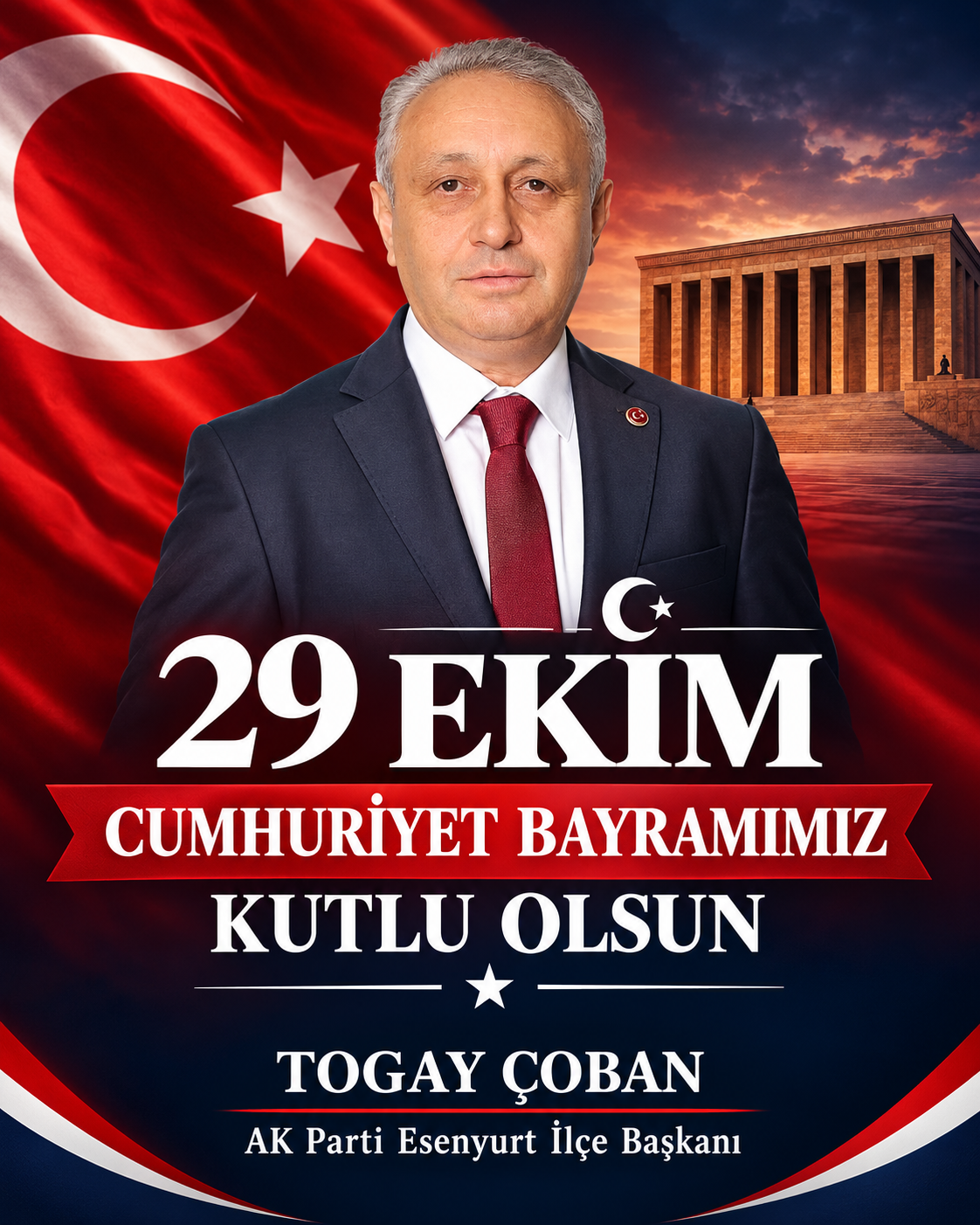 TOGAY ÇOBAN’DAN 29 EKİM CUMHURİYET BAYRAMI MESAJI